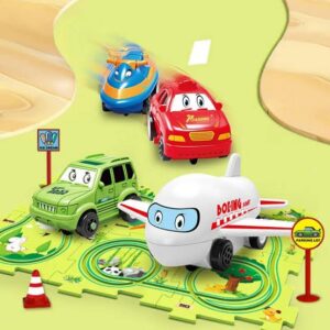 Puzzle Rail Car For Kids