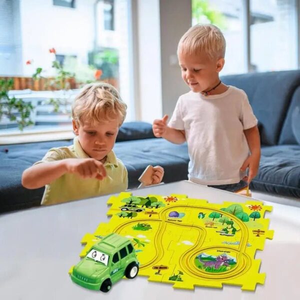 Puzzle Rail Car For Kids - Image 2
