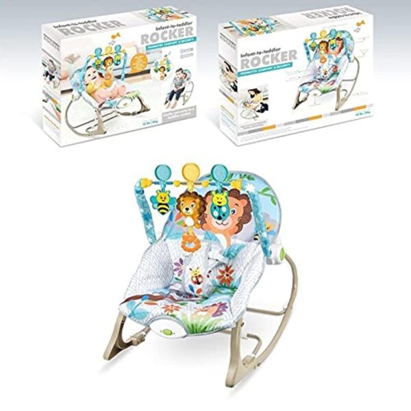 Infant 2-in-1 Bouncer & Rocker - Image 2