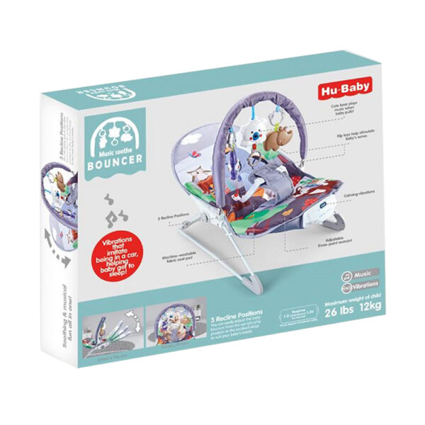 Electronic Baby Bouncer with Music & Vibration - Image 2