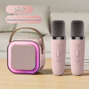 K12 Wireless Karaoke Speaker With Dual Microphone