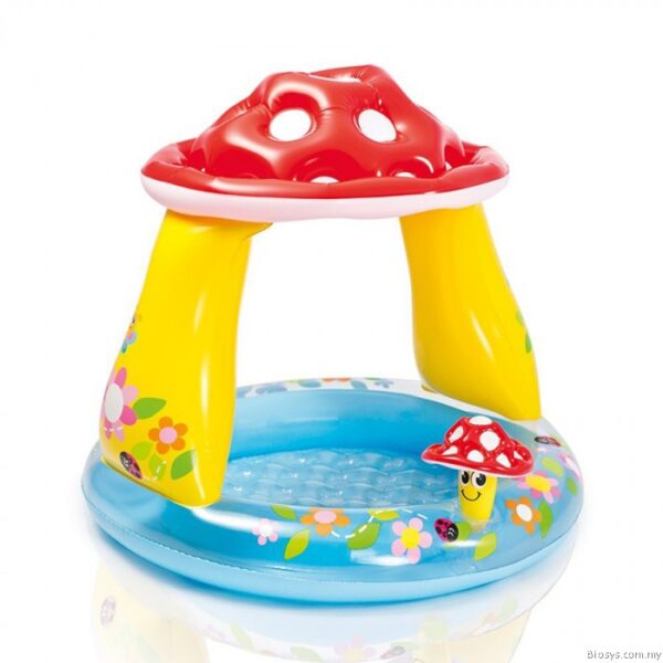INTEX Mushroom Baby Pool ( 40″ x 35″ ) - Image 2