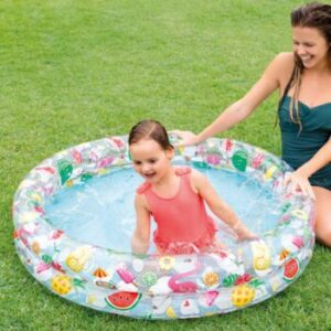 INTEX Stars Kiddie 2 Ring Circles Swimming Pool (48″ X 10″)