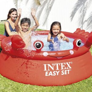 INTEX Happy Crab Easy Set Above Ground Pool 6 Feet 183 x 51 x 35.6 cm