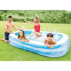 INTEX 8ft x 5.8ft x 22″ Swim Center Family Pool