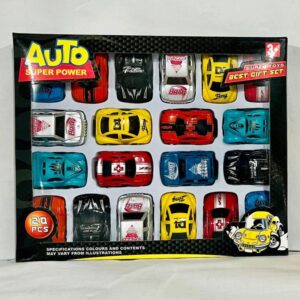 Auto Super Power Cars – 20-Piece Die-Cast Vehicle Set