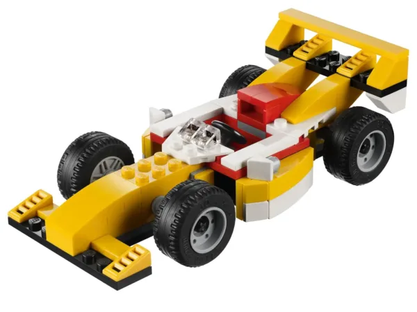Architect Bricks Toy Set – Super Racer 3-in-1 Building Kit (121+ Pcs) - Image 4