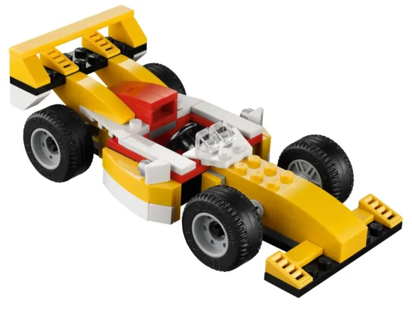 Architect Bricks Toy Set – Super Racer 3-in-1 Building Kit (121+ Pcs) - Image 2