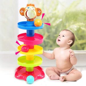 4 Tray Hunger Roll Ball – Early Education Activity Toy (18m+)