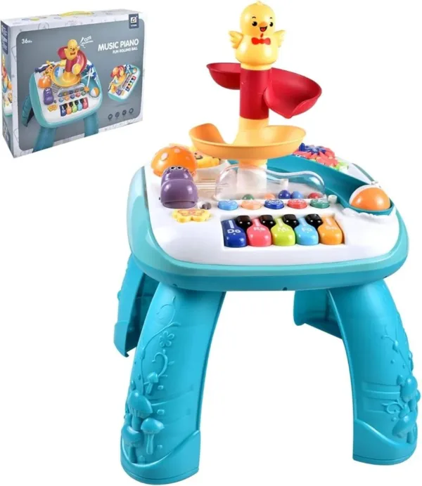 Musical Activity Table – Piano, Lights & Rolling Ball Fun - Image 6