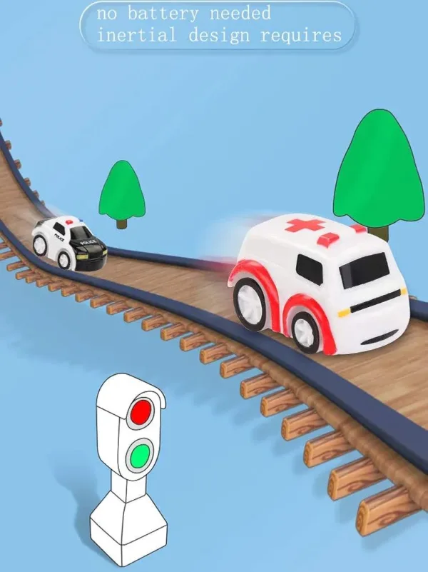 Car Adventure Track Set – Battery-Free Educational Fun - Image 3