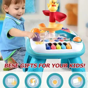 Musical Activity Table – Piano, Lights & Rolling Ball Fun