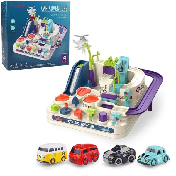 Car Adventure Track Set – Battery-Free Educational Fun - Image 8