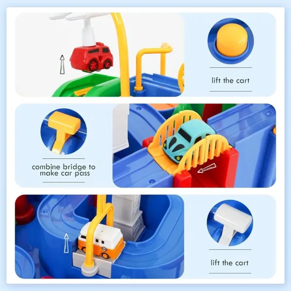 Car Adventure Track Set – Battery-Free Educational Fun - - Image 3