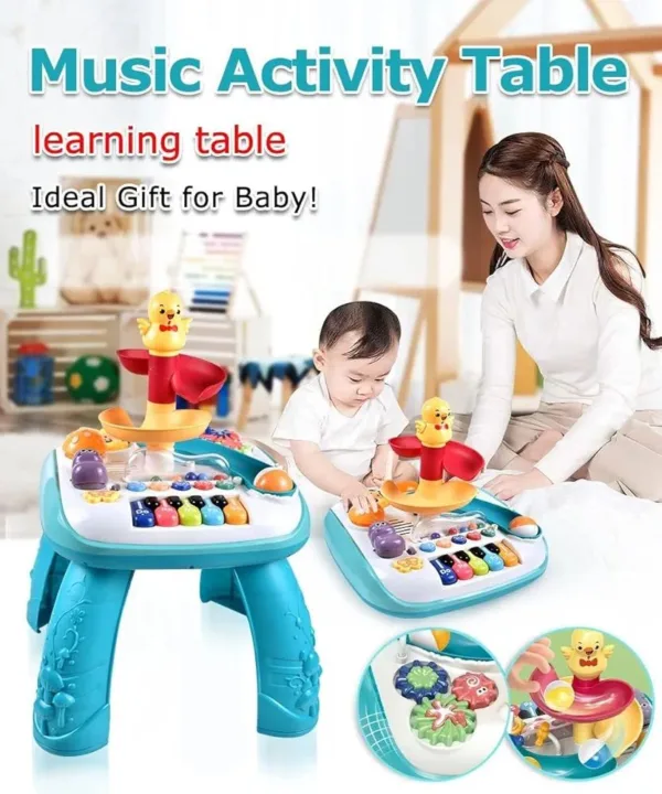 Musical Activity Table – Piano, Lights & Rolling Ball Fun - Image 5