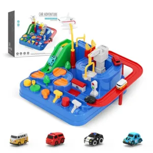 Car Adventure Track Set – Battery-Free Educational Fun -