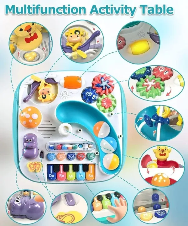 Musical Activity Table – Piano, Lights & Rolling Ball Fun - Image 2