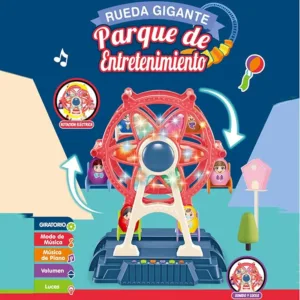 Giant Ferris Wheel – Amusement Park Playset with Music & Lights