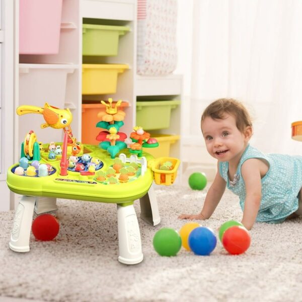 Farm Amusement Park Activity Table – Educational Toy with Multiple Play Modes - Image 2