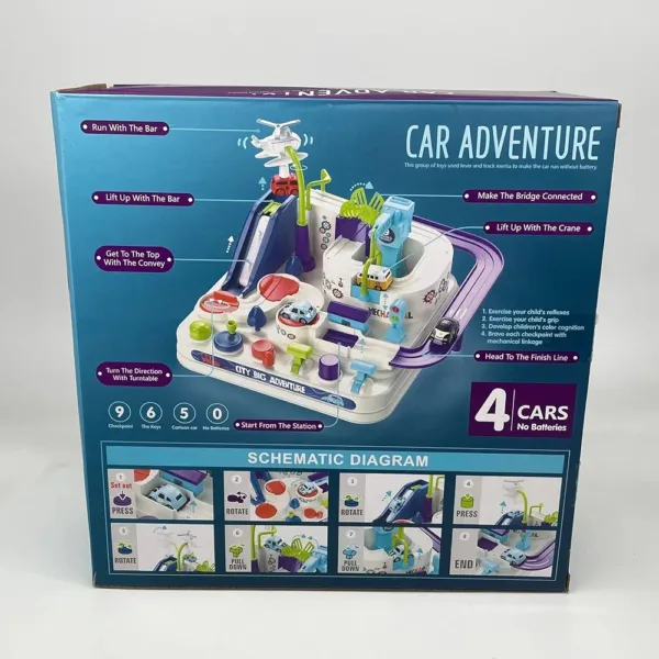 Car Adventure Track Set – Battery-Free Educational Fun - Image 4