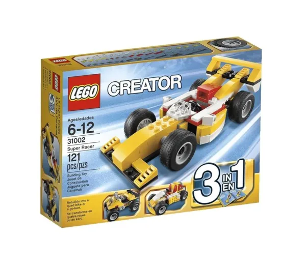 Architect Bricks Toy Set – Super Racer 3-in-1 Building Kit (121+ Pcs)