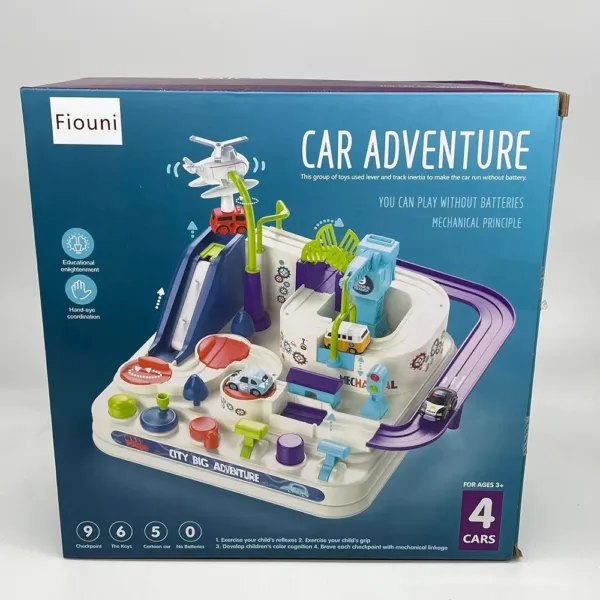 Car Adventure Track Set – Battery-Free Educational Fun - Image 2