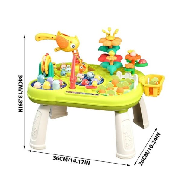Farm Amusement Park Activity Table – Educational Toy with Multiple Play Modes - Image 7