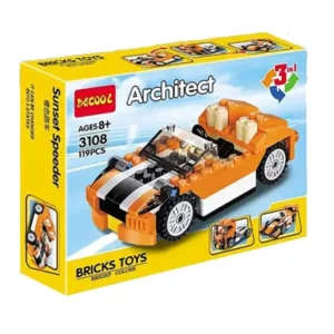 Architect Bricks Toy Set – 3-in-1 Building Models (119+ Pcs)