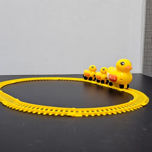 Yellow Duck Electric Rail Toy – Fun Moving Track Toy for Kids - Image 2