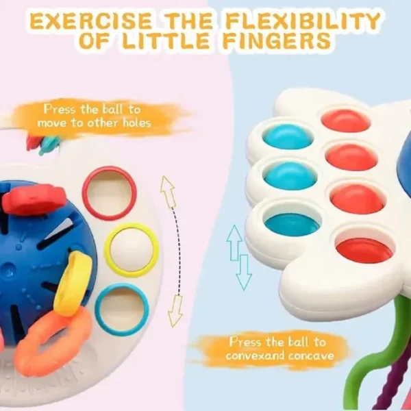 Pull String Toy – Colorful & Adorable Fine Motor Skills Toy - Image 5
