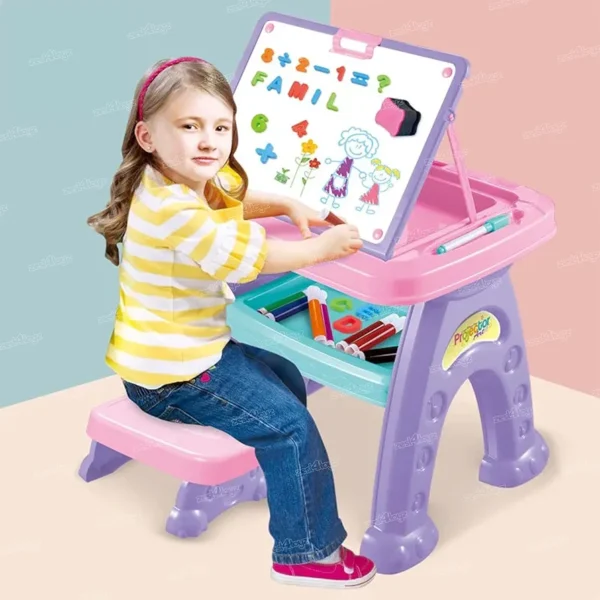 2 in 1 Projector Art & Writing Board – Creative Learning Fun!