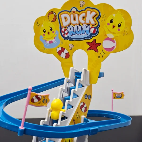 Duck Shape Slide Track Toy – With Lights & Music - Image 3