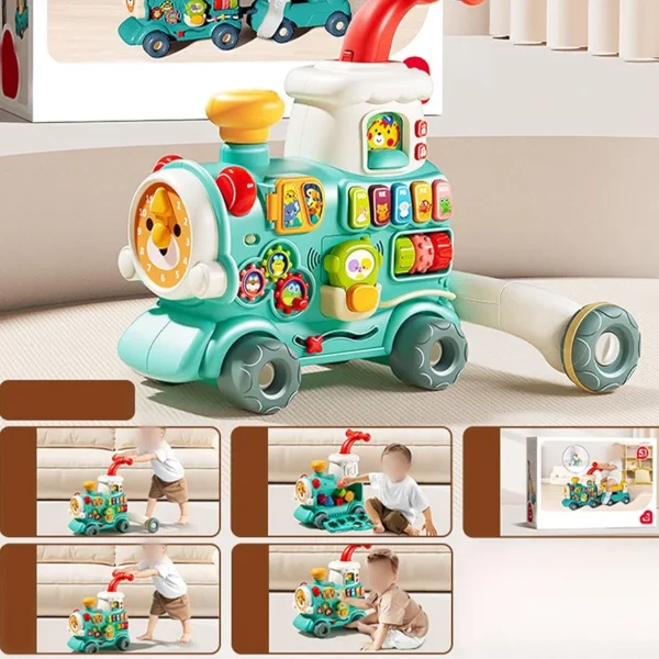 Multifunctional Baby Walker Train – 5 in 1 Activity Ride - Image 6