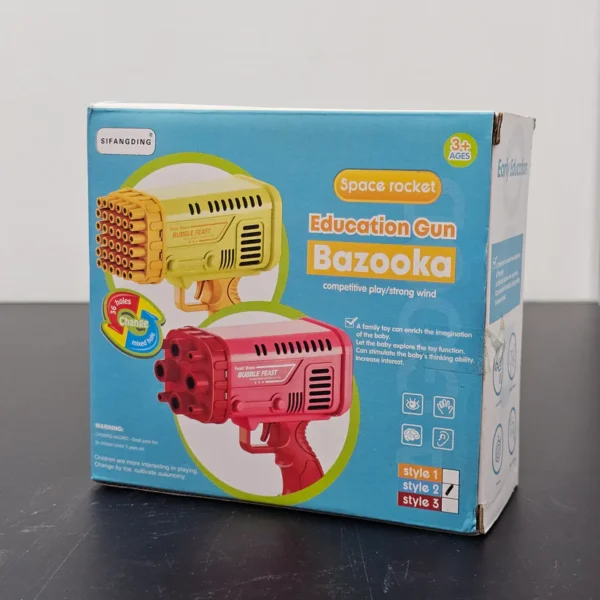 Space Rocket Educational Bazooka Gun – Strong Wind Blaster for Kids 3+ - Image 5