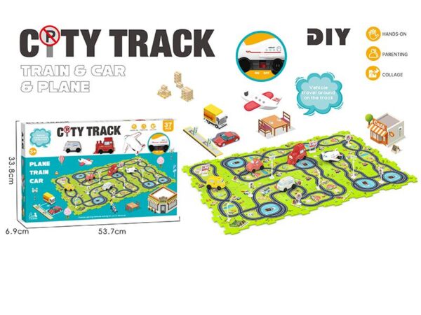 City Track Train – 18 Pcs Playset - Image 2