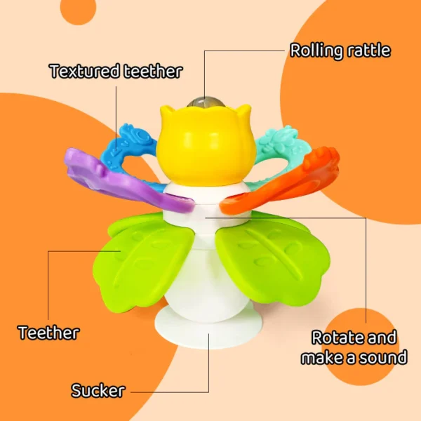Baby Rattle Toy – Early Education for Visual, Touch & Auditory Development - Image 3