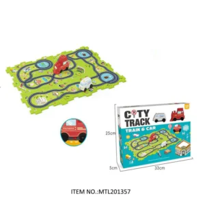 City Track Train – 18 Pcs Playset