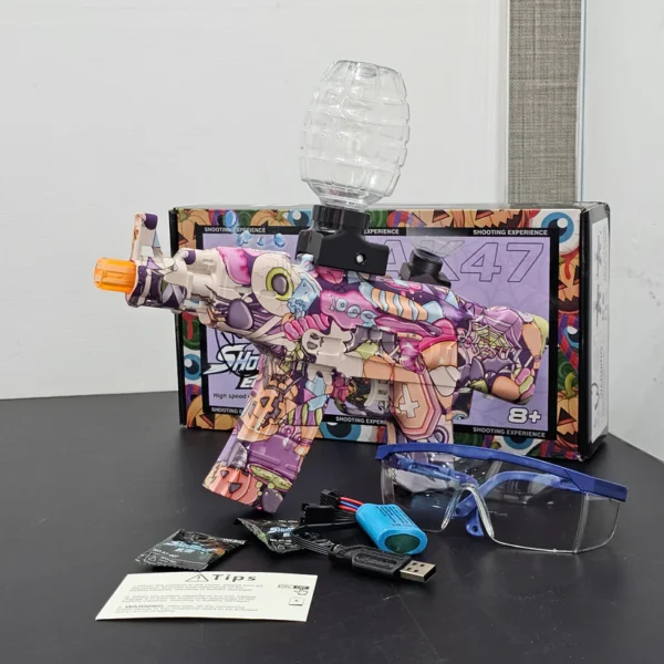 AK-47 Shooter Elite High-Speed Electric Water Bomb Gun – Interactive Shooting Toy for Kids 8+ - Image 6