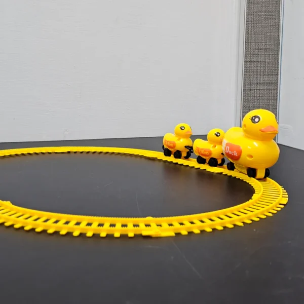 Yellow Duck Electric Rail Toy – Fun Moving Track Toy for Kids - Image 4