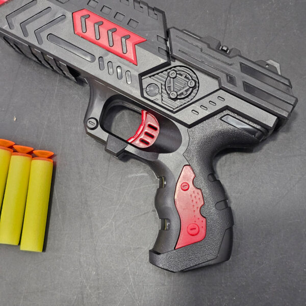 Black Hawk 10-Shot Pressure Transmitter Toy Gun – Dual Function Long-Range Blaster - Image 3