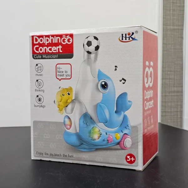 Dolphin Concert Music Toy – Lights, Sounds & Learning Fun - Image 2