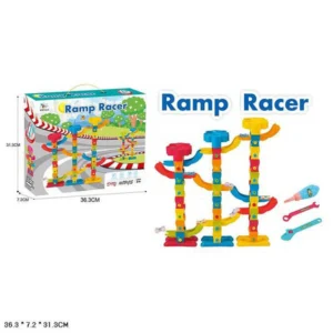 Ramp Racer DIY Track Set – 168 Pcs Building Toy for Kids (Age 3+)