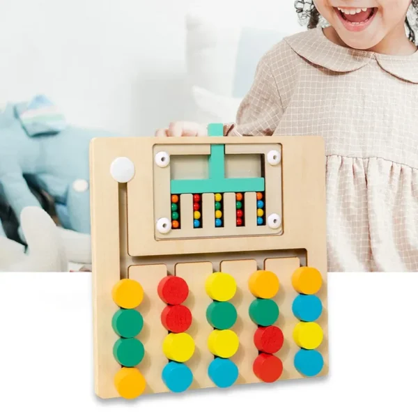 5-Color Baby Mobile – Soft Colors & Hand-Eye Coordination Toy - Image 2