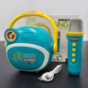 Smart Singer Microphone – Bluetooth Karaoke Mic with Clear Sound & Portability