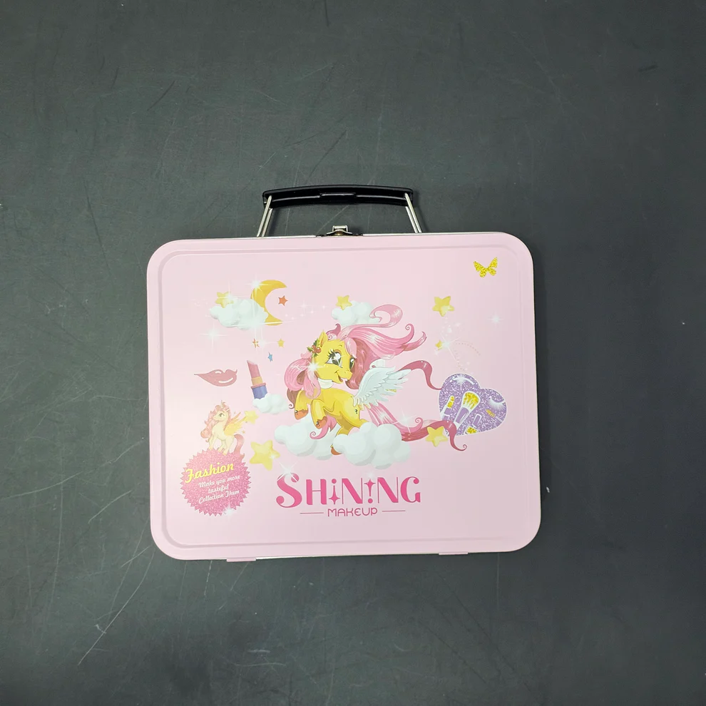 Fashion Makeup Kit with Iron Box – Stylish Beauty Set for Kids - Image 5