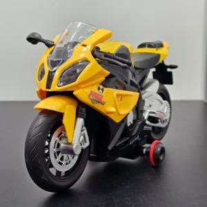 Race Moto 1:20 Remote Control Motorcycle – 360° Spin, Light & Sound Action