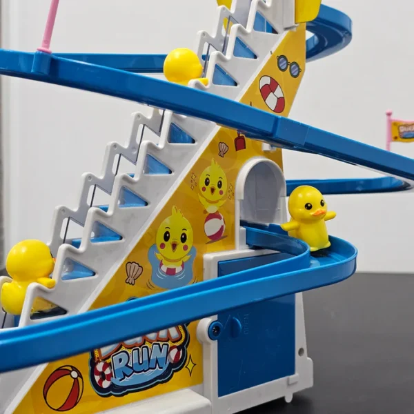 Duck Shape Slide Track Toy – With Lights & Music - Image 2