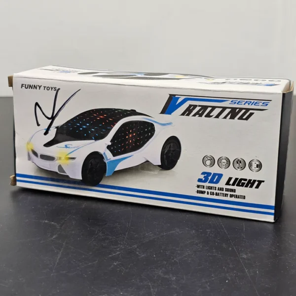 Racing Series Car – 3D Light, Sound & Bump and Go Action - Image 3