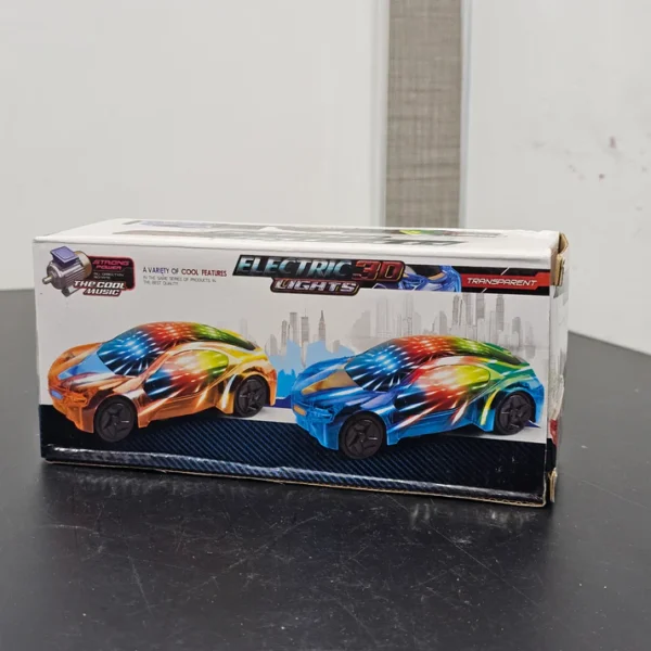 3D Musical Car Toy with Lights & Bump-and-Go Action - Image 2