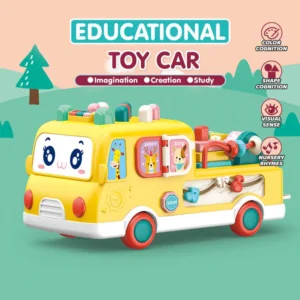 Educational Toy Car – Music, Shapes & Color Learning for Imagination & Creativity